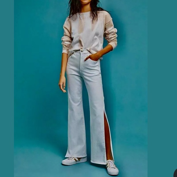 3X1 Split Flare Jeans - Picture 3 of 10